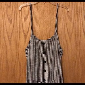 Caution to the wind - stripped jumper- size small